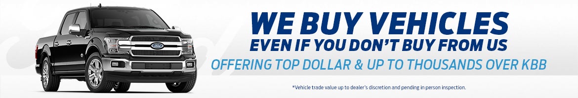 We Buy Vehicles at Buckeye Ford of London in London, OH